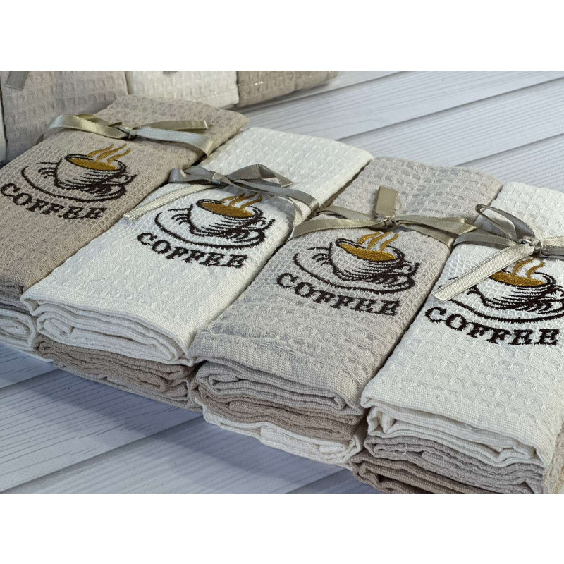 Suvari kofe вафельні рушники 40х60см., 12 шт/уп (44865)