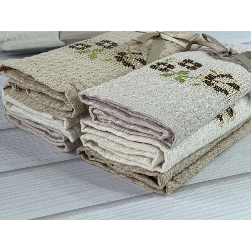 Suvari Bantik kofe вафельні рушники 40х60см., 6 шт/уп (51852)