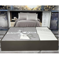 Комплект постільної білизни Romeo Home Muse з мусліновим піке, євро