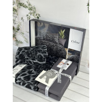 Celine сатинова постільна білизна. Євро розмір. Romeo home Туреччина. (88301)