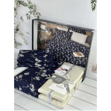 Клас сатинова постільна білизна. Євро розмір. Romeo home Туреччина. (68699)