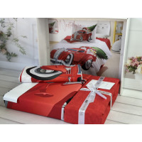 Ностальгічна дитяча полуторна постільна білизна. Ранфорс. Romeo home Туреччина. (32051)