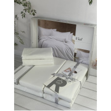 Viol Однотонне сатинове постільна білизна. Євро розмір. Romeo home Туреччина. (48482)