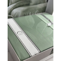 Leaf Green жаккардова постіль, євро розмір. Romeo home Туреччина. (82468)