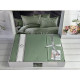 Leaf Green жаккардова постіль, євро розмір. Romeo home Туреччина. (82468)