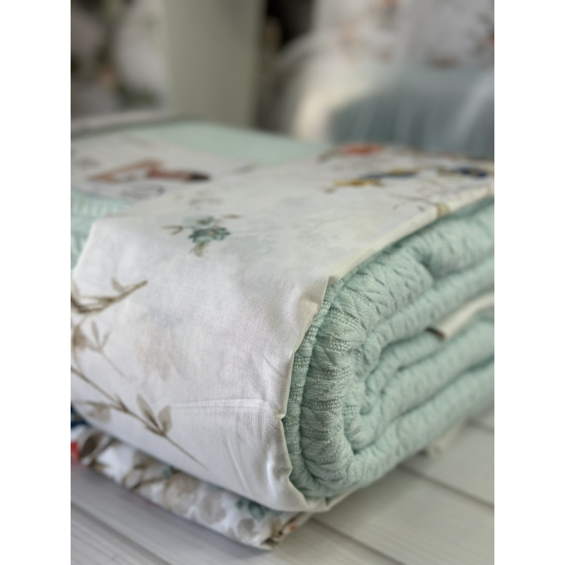 Mint Літній набір з Плед машинна в'язка. Romeo home Туреччина (25734)