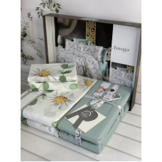 Poplin Amoga постіль з поплин. Євро розмір. Romeo home Туреччина. (28755)
