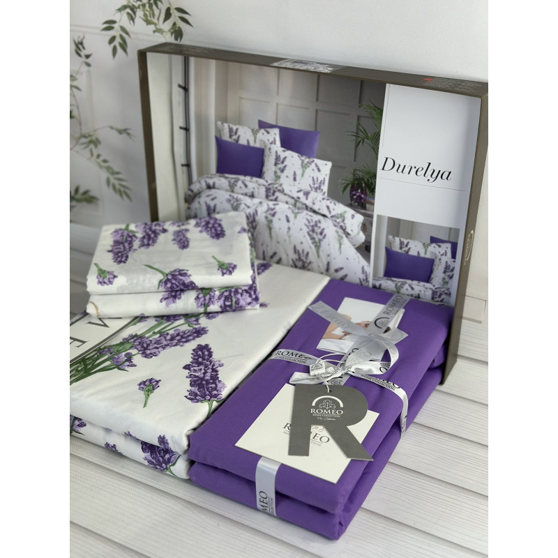 Poplin Durelya постіль з поплин. Євро розмір. Romeo home Туреччина. (48391)