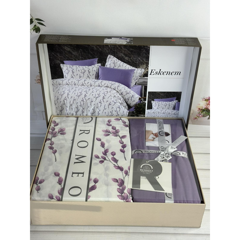 Poplin Eskenem постіль з поплин. Євро розмір. Romeo home Туреччина. (13903)