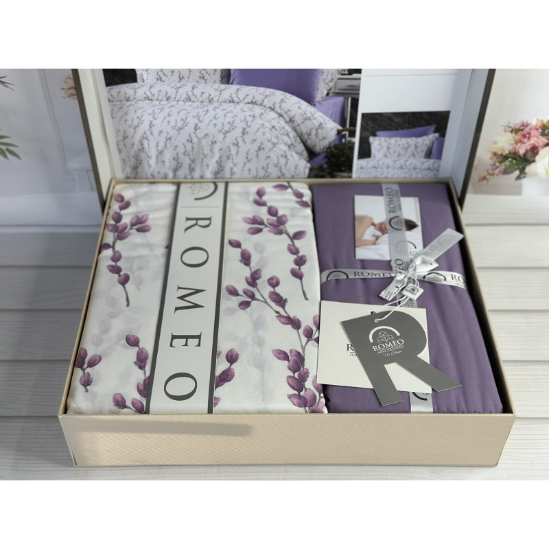 Poplin Eskenem постіль з поплин. Євро розмір. Romeo home Туреччина. (13903)