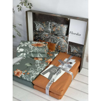 Poplin Florska постіль з поплин. Євро розмір. Romeo home Туреччина. (54272)