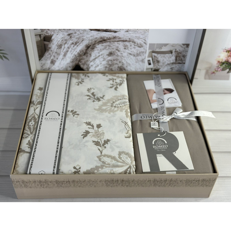 Poplin Linens постіль з поплин. Євро розмір. Romeo home Туреччина. (66290)