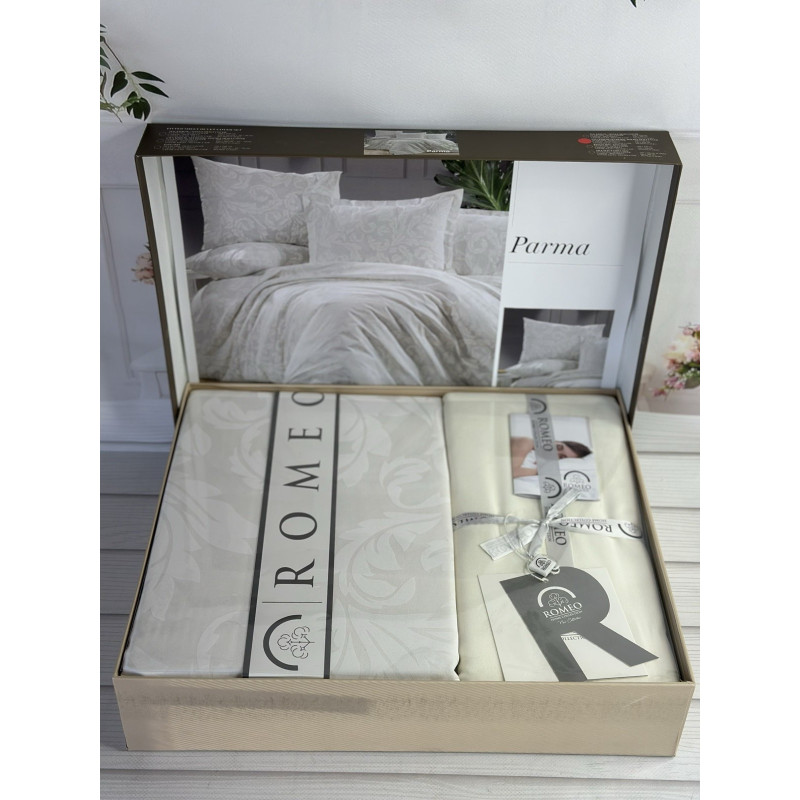 Poplin Parma постіль з поплин. Євро розмір. Romeo home Туреччина. (53757)