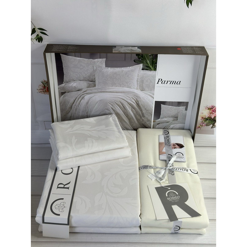 Poplin Parma постіль з поплин. Євро розмір. Romeo home Туреччина. (53757)