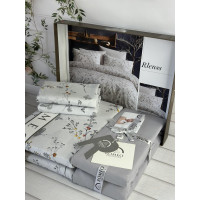 Poplin Rlenss постіль з поплин. Євро розмір. Romeo home Туреччина. (30666)