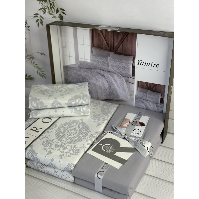 Poplin Yamire постіль з поплин. Євро розмір. Romeo home Туреччина. (58795)
