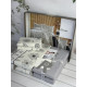 Poplin Zensa постіль з поплин. Євро розмір. Romeo home Туреччина. (53931)