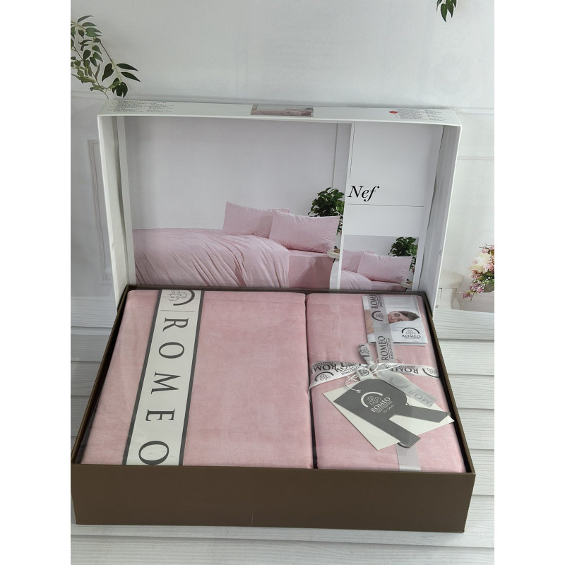 Poplin Nef постіль з поплин. Євро розмір. Romeo home Туреччина. (60571)