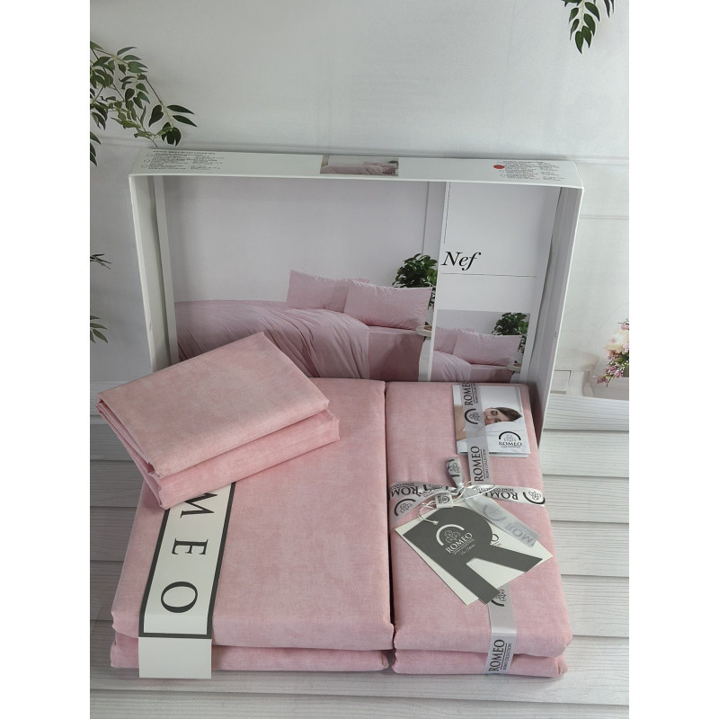Poplin Nef постіль з поплин. Євро розмір. Romeo home Туреччина. (60571)