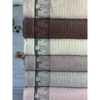 Kamelya рушники 70х140см., 6 шт/уп. Пеньє. Sikel Туреччина (14294)