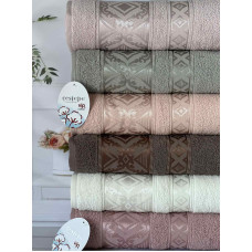 Vip cotton Falfa махрові рушники 50х90см., 6 шт/уп. CestepeТуреччина. (62896)