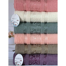 Vip cotton Melissa махрові рушники 50х90см., 6 шт/уп. CestepeТуреччина. (34228)
