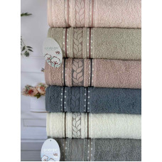 Vip cotton Filiz махрові рушники 70х140см., 6 шт/уп. CestepeТуреччина. (47939)