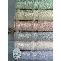 Vip cotton Linens махрові рушники 70х140см., 6 шт/уп. CestepeТуреччина. (26322)
