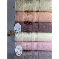 Vip cotton Modalsoft махрові рушники 70х140см., 6 шт/уп. CestepeТуреччина. (72483)