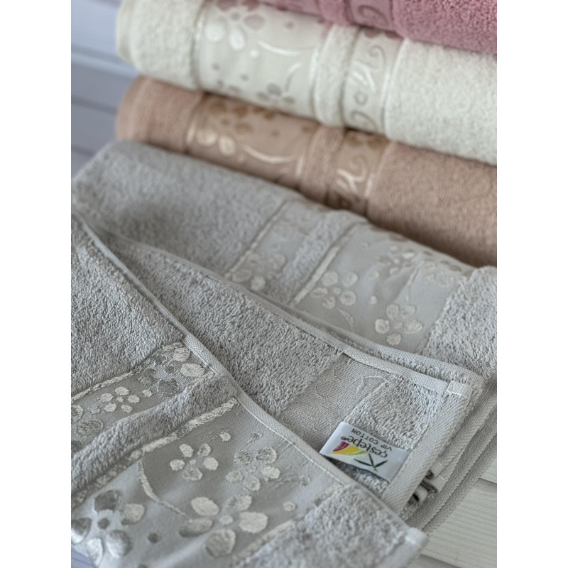 Vip cotton Orkide махрові рушники 70х140см., 6 шт/уп. CestepeТуреччина. (18919)