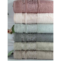 Bambuk Uliyana (acik) бамбукові рушники 50х90см., 6шт/уп. CestepeТуреччина (68868)