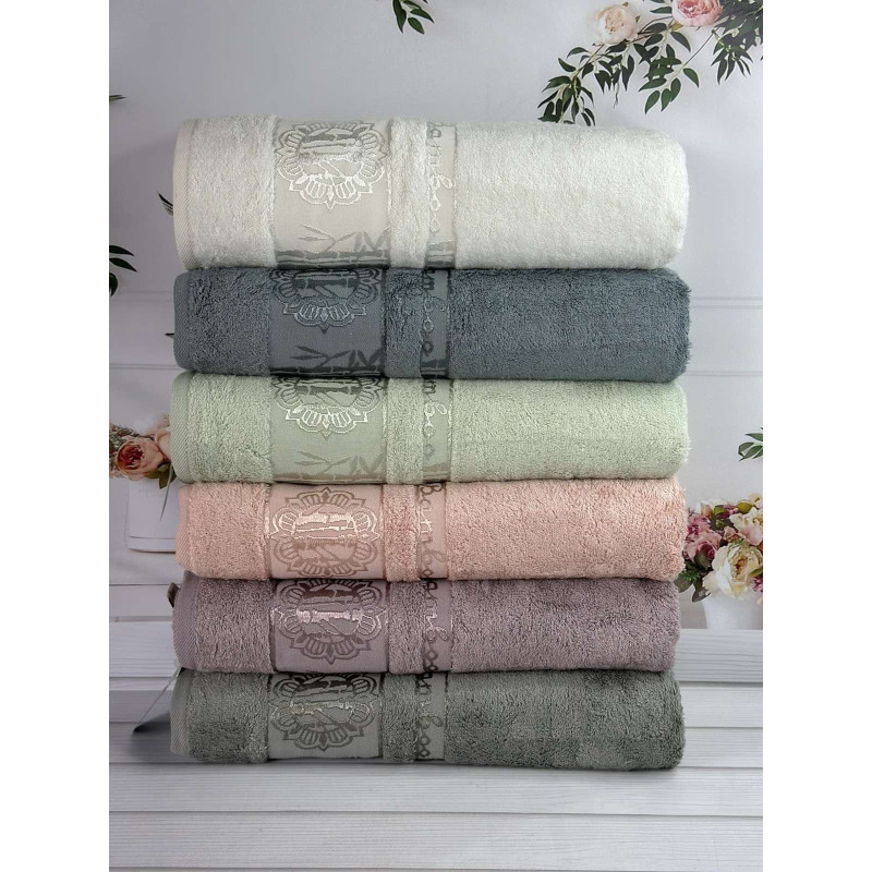 Bambuk Kamush бамбукові рушники 50х90см., 6шт/уп. CestepeТуреччина (11001)