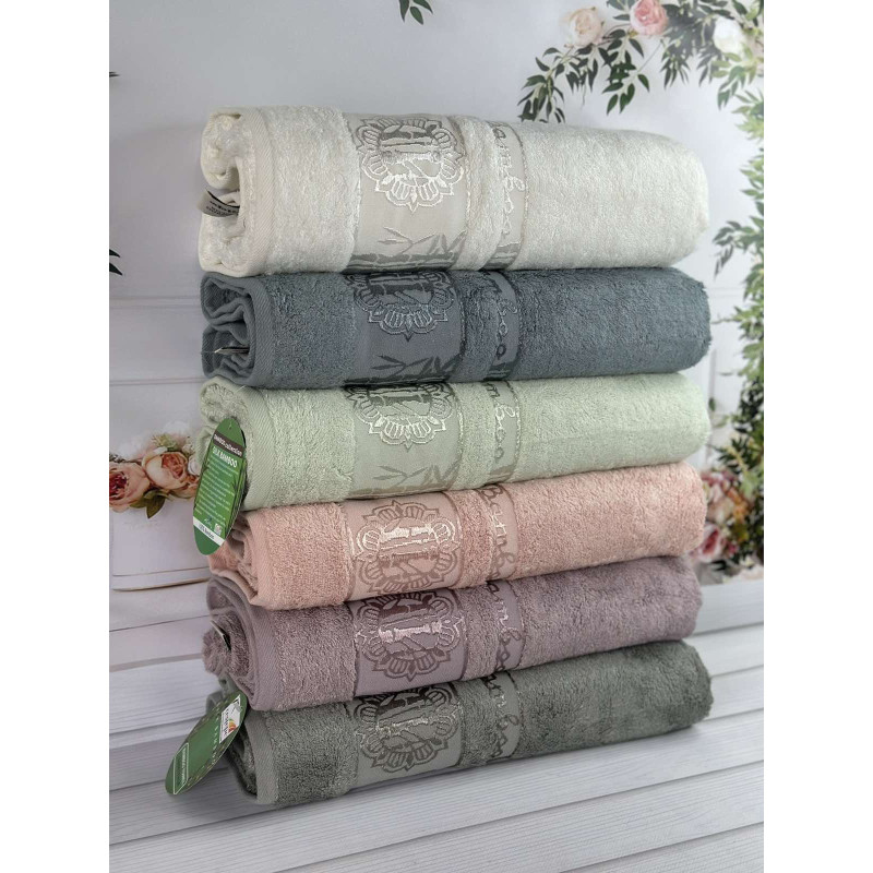 Bambuk Kamush бамбукові рушники 50х90см., 6шт/уп. CestepeТуреччина (11001)
