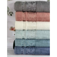 Bambuk Uliyana (koyu) бамбукові рушники 50х90см., 6шт/уп. CestepeТуреччина (38817)