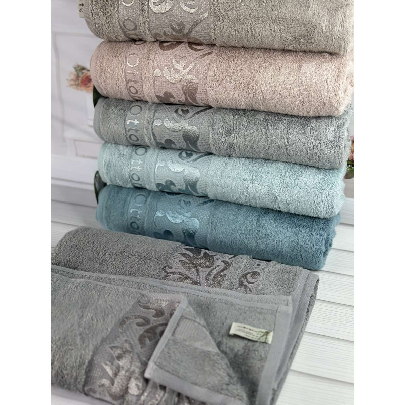 Bambuk Yaprak бамбукові рушники 50х90см., 6шт/уп. CestepeТуреччина (57030)