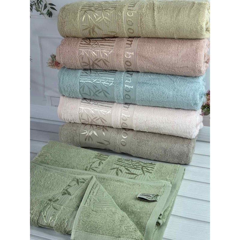 Bambuk Zumrud бамбукові рушники 50х90см., 6шт/уп. CestepeТуреччина (49511)