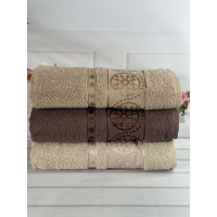 Micro delux Orient рушники 50х90см., 3 шт/уп. Мікрокоттон. CestepeТуреччина. (44782)