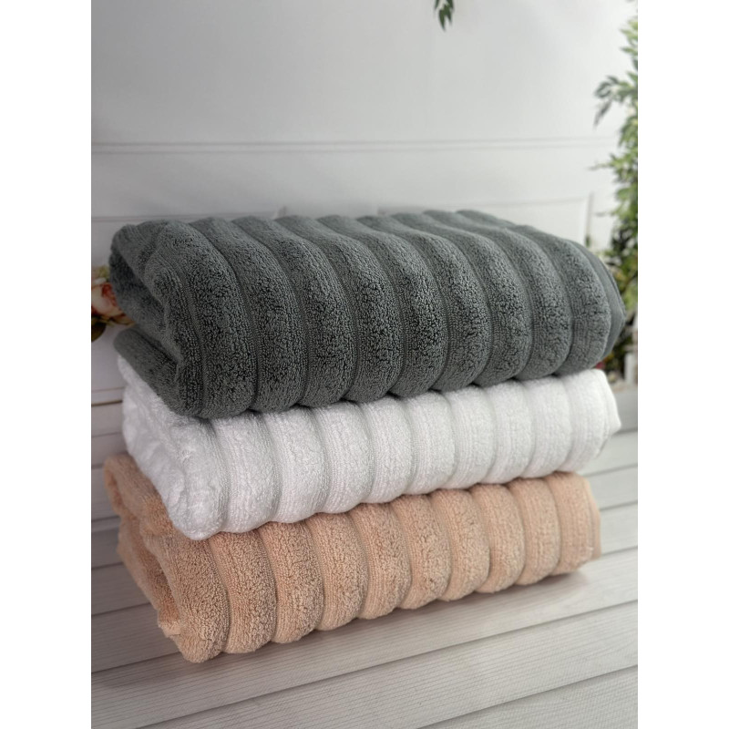 Micro Premium Royal Persik рушники 50х90см., 3 шт/уп. Мікрокоттон. CestepeТуреччина. (29971)