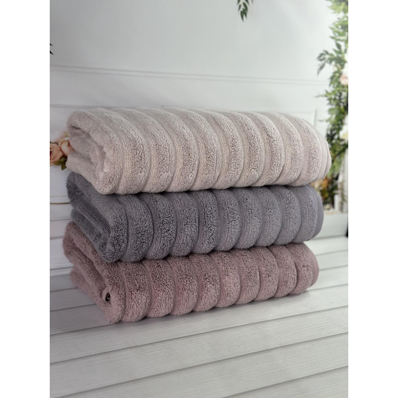 Micro Premium Royal murdum рушники 70х140см., 3 шт/уп. Мікрокоттон. CestepeТуреччина. (47270)