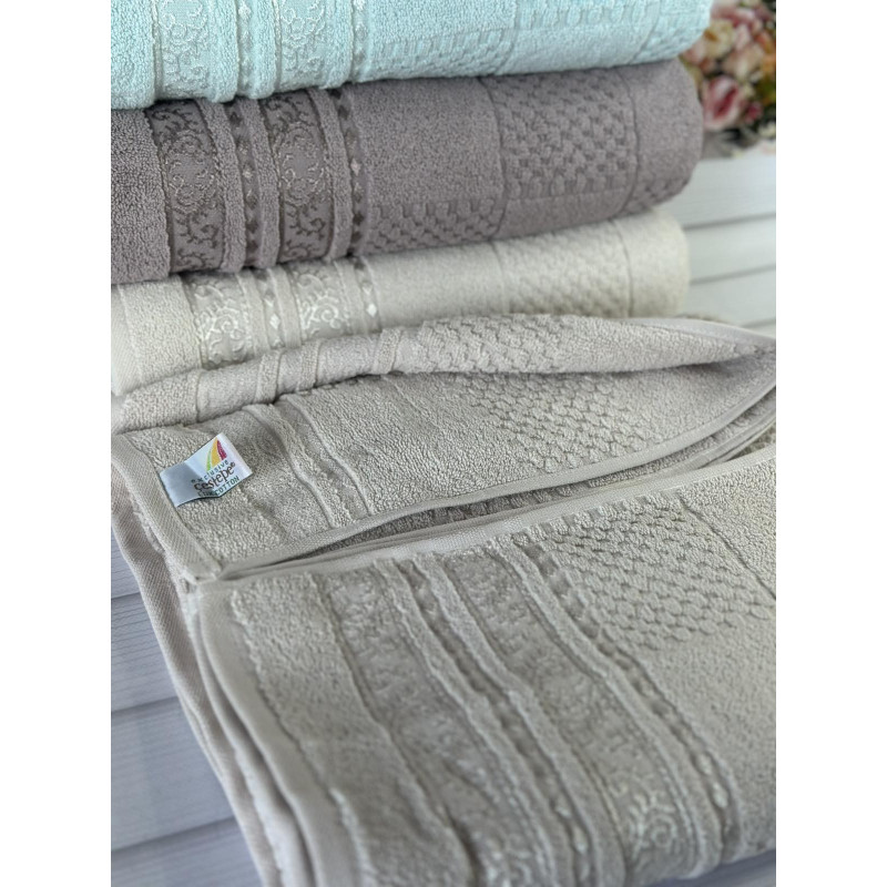 Lux cotton Senfoni махрові рушники 50х90см., 6 шт/уп. CestepeТуреччина. (59253)