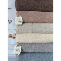 Lux cotton Grand махрові рушники 50х90см., 6 шт/уп. CestepeТуреччина. (69579)