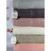 Lux cotton Baki махрові рушники 50х90см., 6 шт/уп. CestepeТуреччина. (73494)