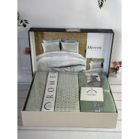 Morven сатинова постільна білизна. Євро розмір. Romeo home Туреччина. (41836)