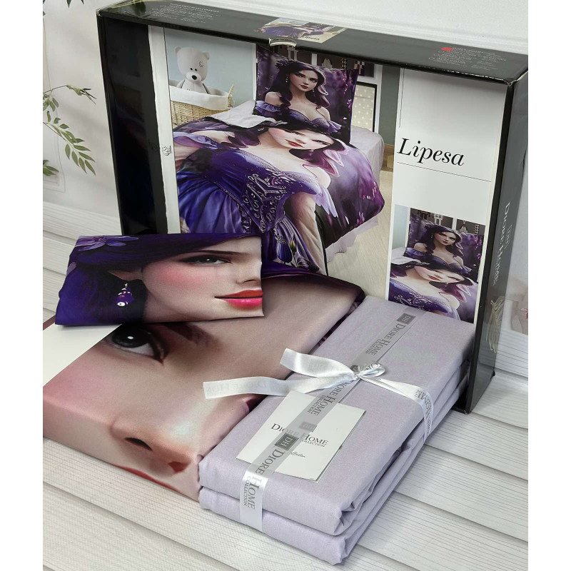 Lipesa дитяча полуторна постільна білизна. Ранфорс. Romeo home Туреччина. (47652)