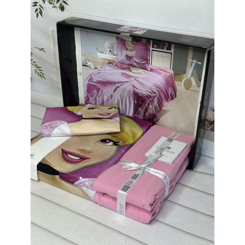 Barbi дитяча полуторна постільна білизна. Ранфорс. Romeo home Туреччина. (70833)