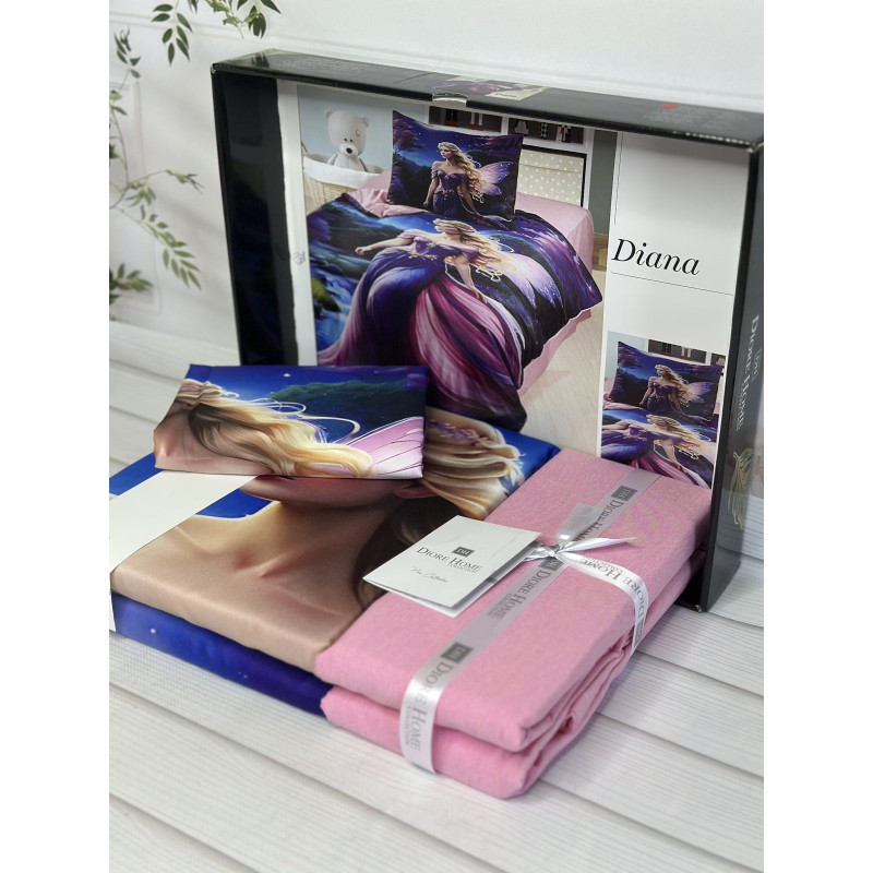 Diana дитяча полуторна постільна білизна. Ранфорс. Romeo home Туреччина. (13035)