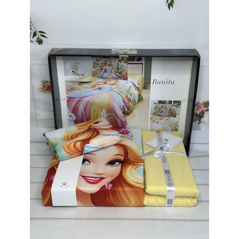 Bunita дитяча полуторна постільна білизна. Ранфорс. Romeo home Туреччина. (29358)