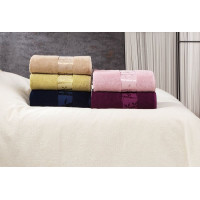 Gold krem бамбукове простирадло 200х220см. Belizza Туреччина (11670)