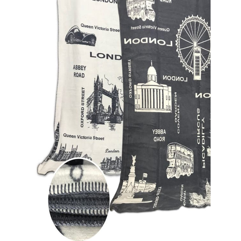 London gri 200х220см. Плед. Туреччина Belizza (27985)