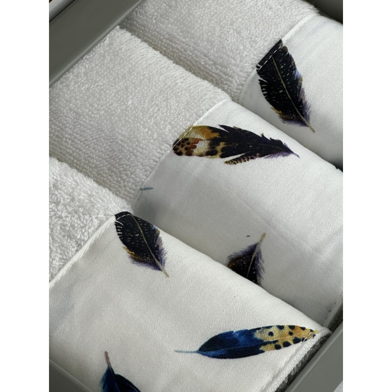 Belizza Feather 30х50см., махрові кухонні рушники. (25628)